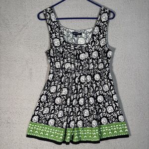 Max‎ Edition Top Women’s Size M Black White Empire Fairy Whimsigoth Y2K Inspired